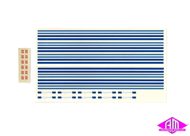 Lander Car Decal "The Queenslander" Sun Logo & Stripes 1