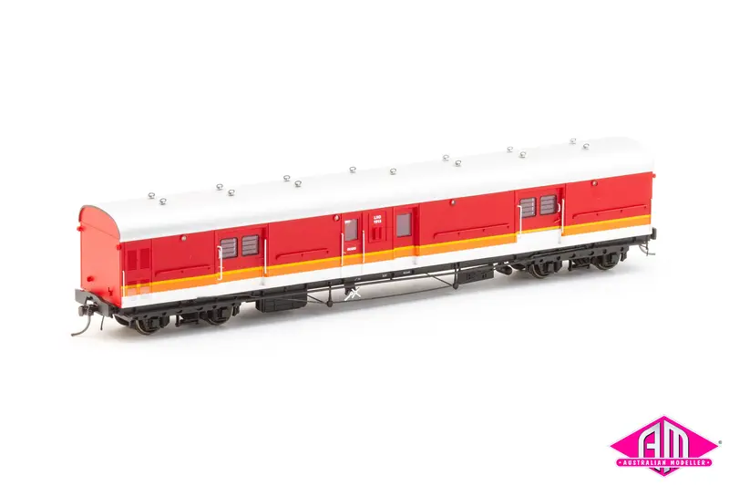 Lho Brake Van Lho 1618 Double Guard Door, Plain Bearing Bogies, Sra Candy (Lho 6) 1