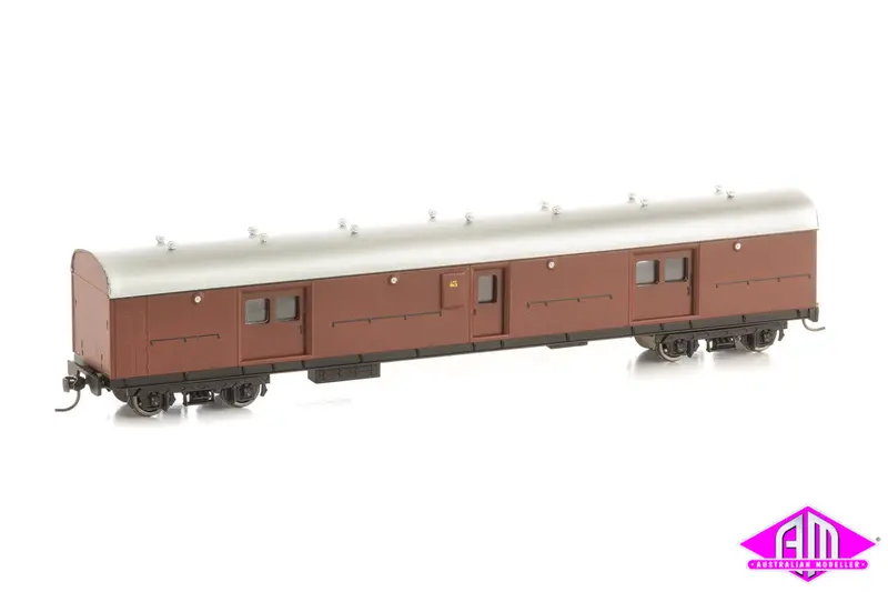 Lho Passenger Brake Van 1613 Deep Indian Red With Silver Roof 1