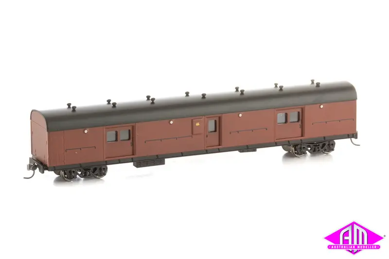 Lhy Passenger Brake Van 1619 Indian Red With Black Roof 1