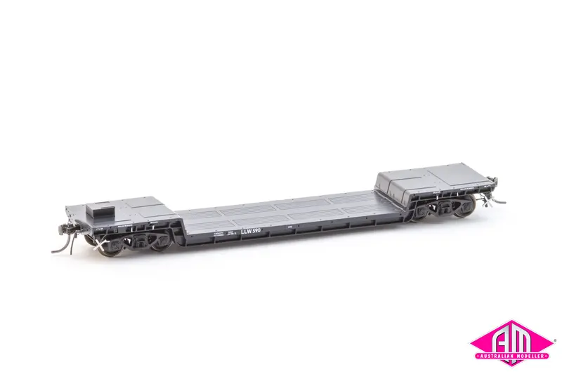 Llw Well Wagon, Llw 590 1960/70S Wagon Grey (Single Car) Ho Scale Llw003 1