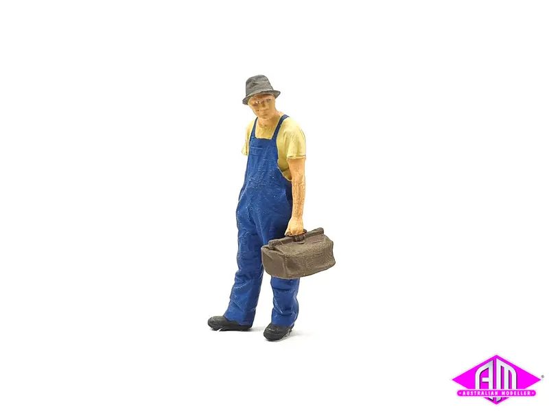 Loco Crew With Gladstone Bag (7Mm Scale) 1