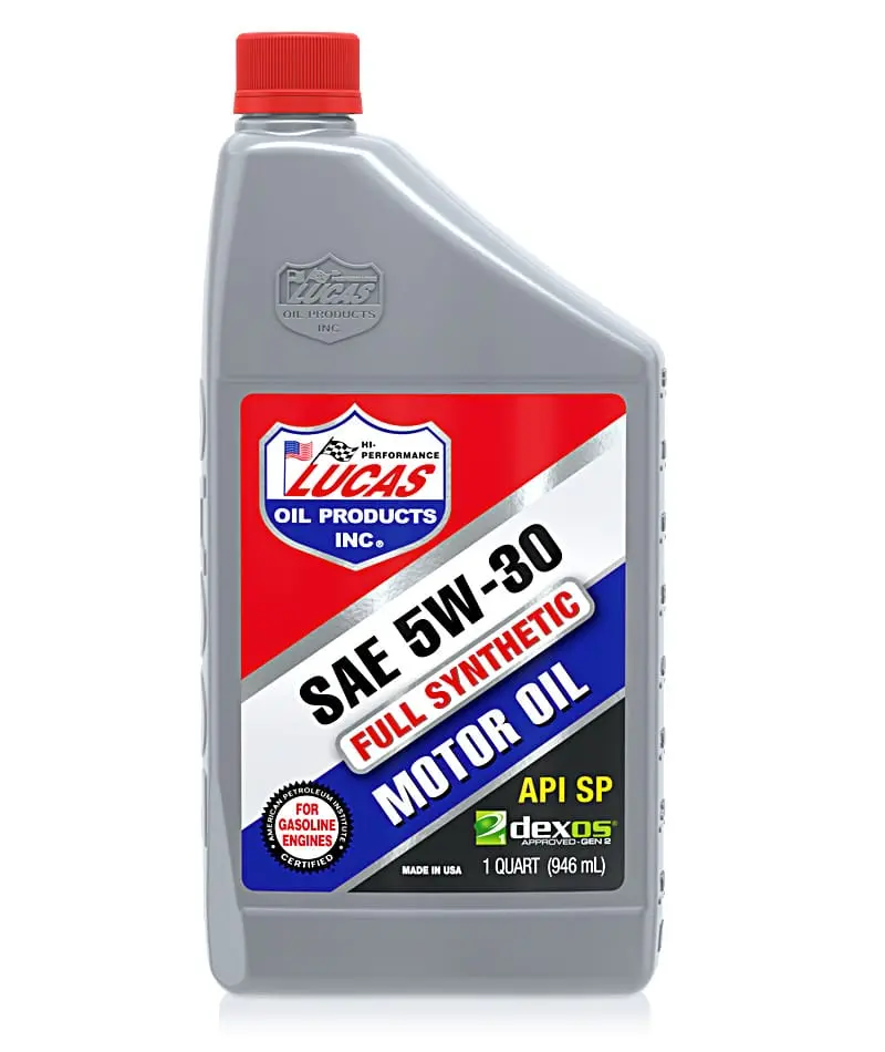 Lucas Oil 10049 Synthetic Motor Oil 1 Qt - Sae 5W-30 Api Sn Plus/Dexos Certified 1