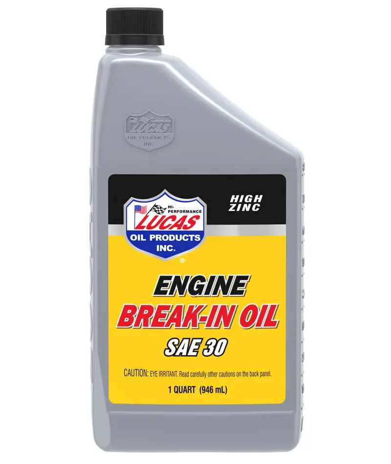 Lucas Oil 10630 Break-In Oil 1 Qt - Sae 30 For Smooth Engine Break-In Process 1