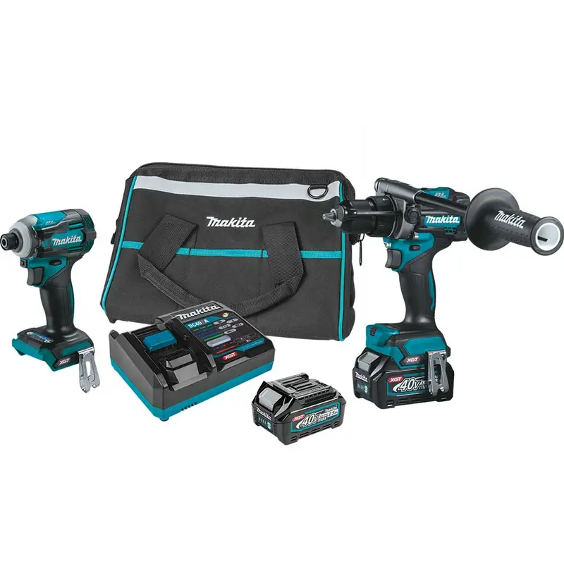 Makita Gt200d 40V Max Xgt Brushless Cordless 2 Pc Combo Kit W/ 2.5 Ah Batteries 1
