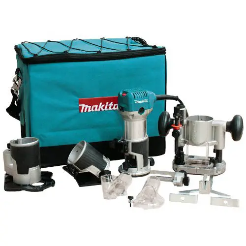 Makita Rt0701cx3 1-1/4 Hp 10,000-30,000 Rpm Variable Speed Compact Router Kit 1