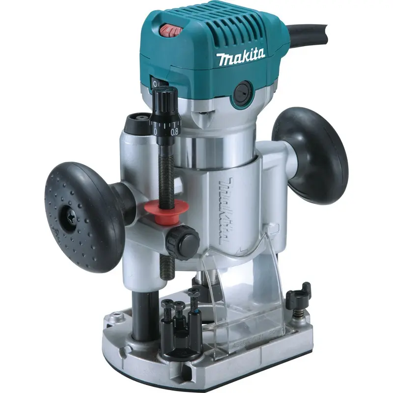 Makita Rt0701cx7 1-1/4 Hp 10,000-30,000 Rpm Variable Speed Compact Router Kit 1