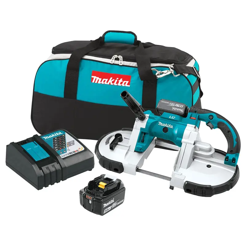 Makita Xbp02tx 18-Volt 5.0Ah Lxt Lithium-Ion Cordless Portable Band Saw Kit 1