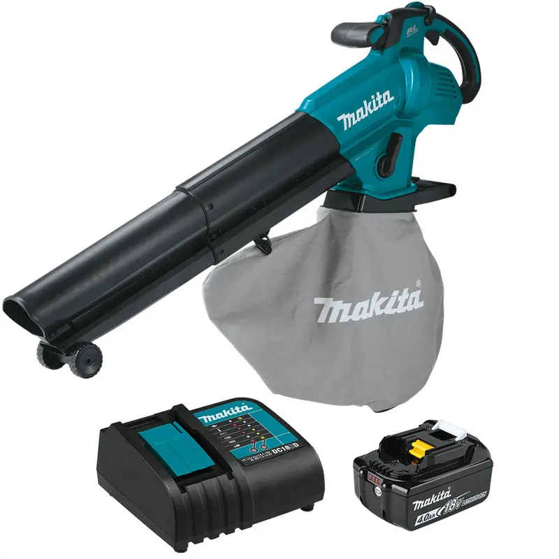 Makita Xbu07sm1 18V Lxt Brushless Cordless Blower / Vacuum Mulcher Kit 1