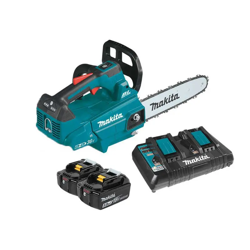 Makita Xcu08pt 18V X2 36V 14" Li-Ion Brushless Top Handle Chain Saw Kit 1