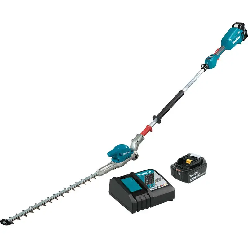 Makita Xnu01t 18V 20" Lxt Brushless Cordless Articulating Pole Hedge Trimmer Kit 1