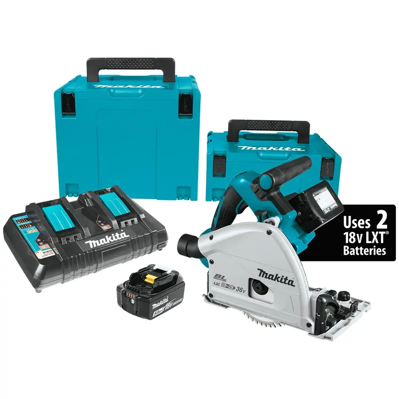 Makita Xps01ptj 36-Volt 6-1/2-Inch X2 Lxt Cordless Plunge Circular Saw Kit 3