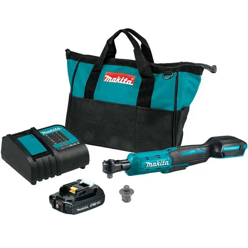 Makita Xrw01sr1 18V Lxt 3/8"-1/4" Square Drive Li-Ion Cordless Ratchet Kit 1