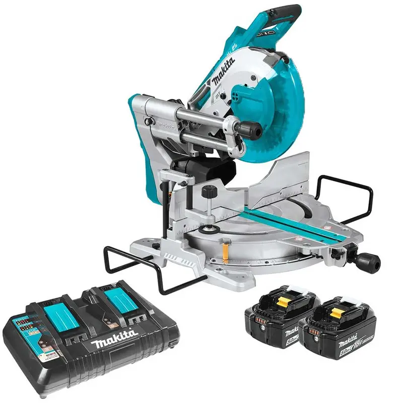 Makita Xsl06pt 36-Volt Lxt 10-Inch Dual-Bevel Sliding Compound Miter Saw Kit 1