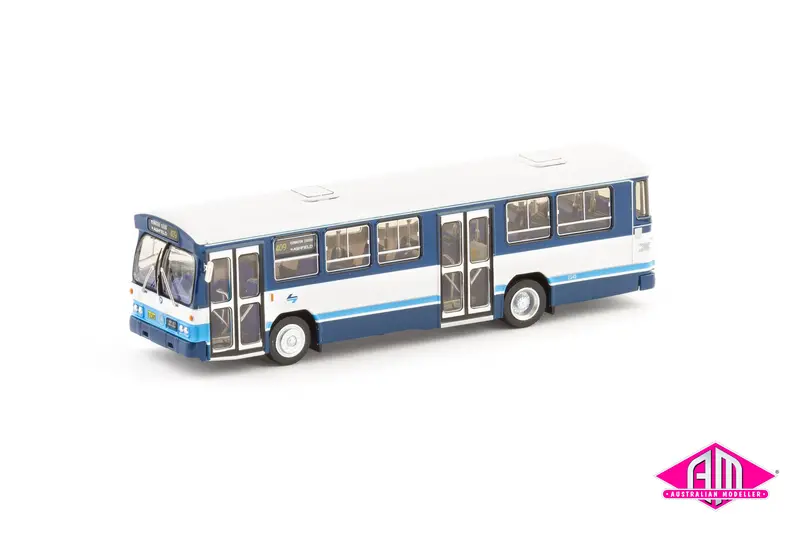 Mercedes-Benz O305 Mkii Bus, Public Transport Commission, Blue/White With Blue L7 (Amb-1) Ho Scale 1