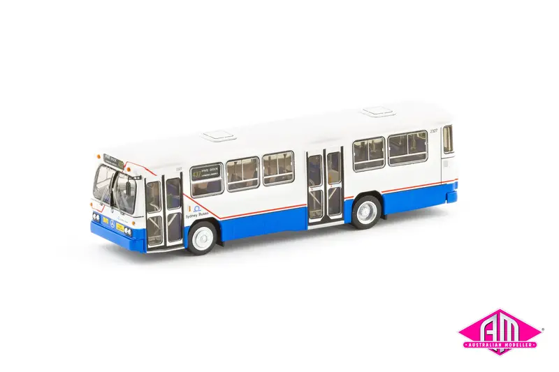 Mercedes-Benz O305 Mkii Bus, State Transit Authority - Sydney Buses, Blue/White/Red (Corporate Livery) (Amb-8) Ho Scale 1
