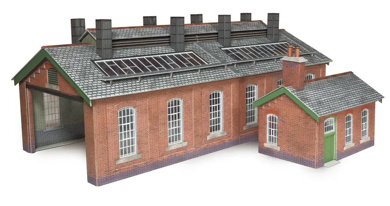 Metcalfe - Met-P0313 - Engine Shed, 2 Road (Ho Scale) 1