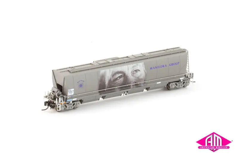 Mgfh Flour Hopper, Manildra Group Wagon Grime "Daryl 'Rum' Henschke" - Single Car Nnfh-5 (N Scale) 1