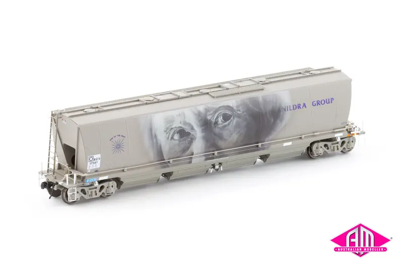 Mgfh Flour Hopper, Manildra Group Wagon Grime "Norma Lynette Woodhart" - Single Car Nfh-15 (Ho Scale) 1