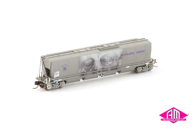 Mgfh Flour Hopper, Manildra Group Wagon Grime "Ronald 'Fox' Bennett" - Single Car Nnfh-8 (N Scale) 1