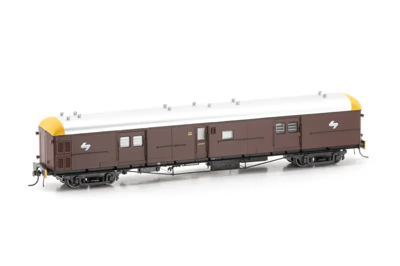 Mho/Vho Brake Vans Aah 2603 Late 1970S Light Purple Brown (Ho Scale) 1
