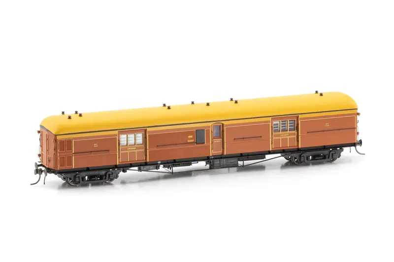 Mho/Vho Brake Vans Mho 1908 1930S Tuscan Full Lining (Ho Scale) 1