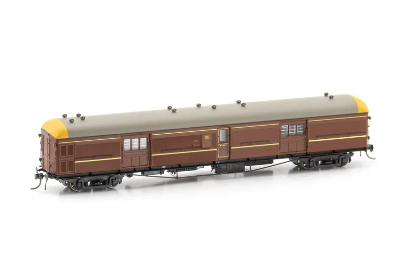 Mho/Vho Brake Vans Mho 1917 1950/60S Indian Red (Ho Scale) 1