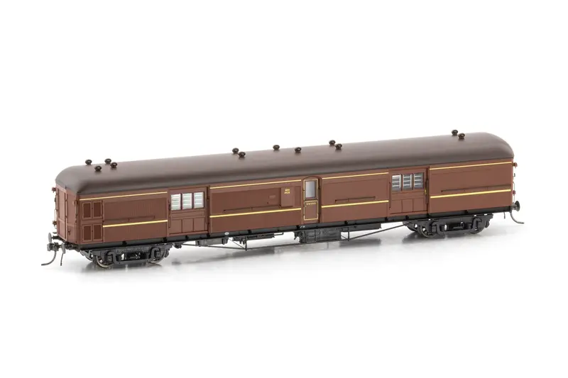 Mho/Vho Brake Vans Mho 1920 1950/60S Indian Red (Ho Scale) 1