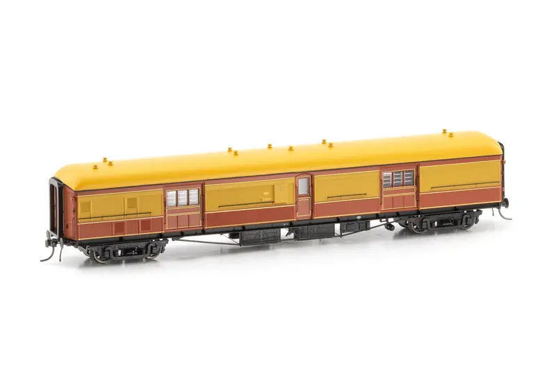 Mho/Vho Brake Vans Vho 1812 1940/50S Venetian Red-Russet (Ho Scale) 1