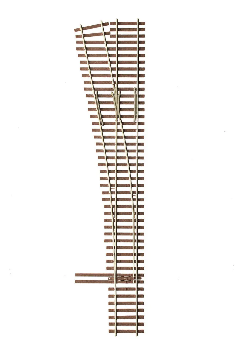 Micro Engineering - 14-710 - Turnout - Code 83 - #5A Standard Turnout - Left Hand (Ho Scale) 1