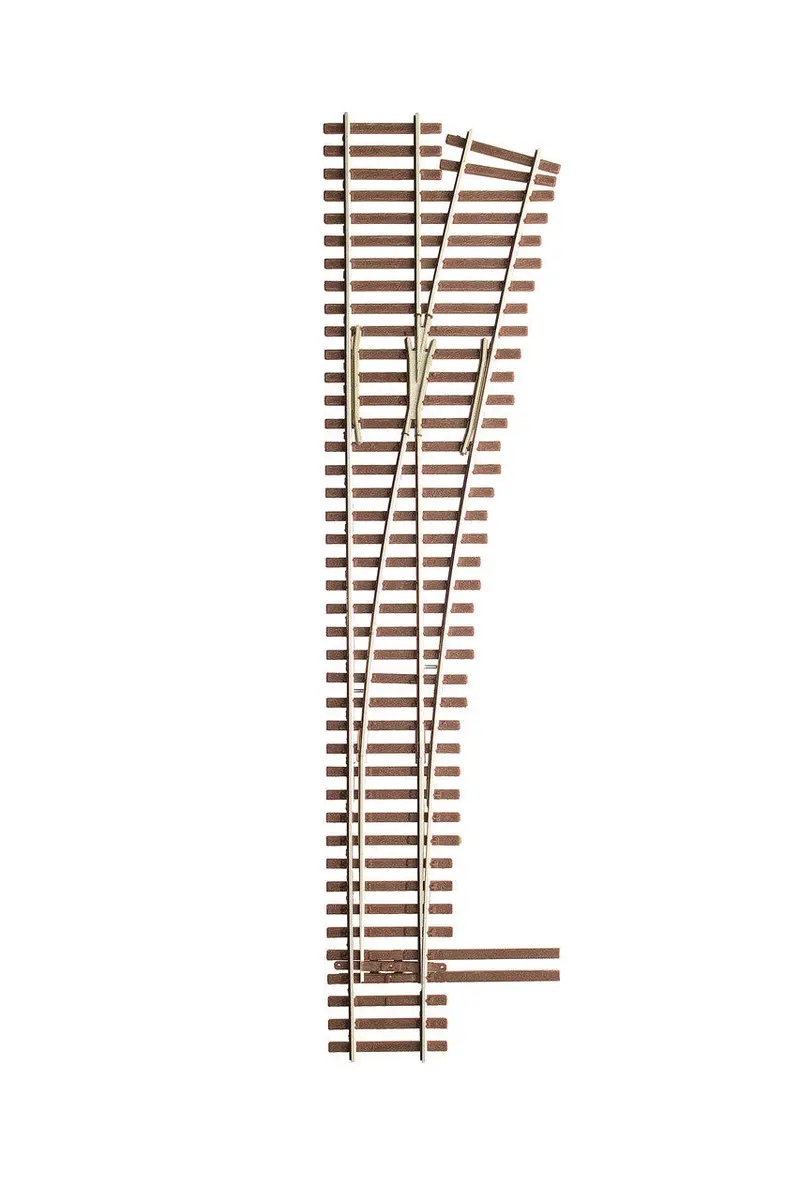 Micro Engineering - 14-713 - Turnout - Code 83 - #5B Curved Diverging Track - Right Hand (Ho Scale) 1