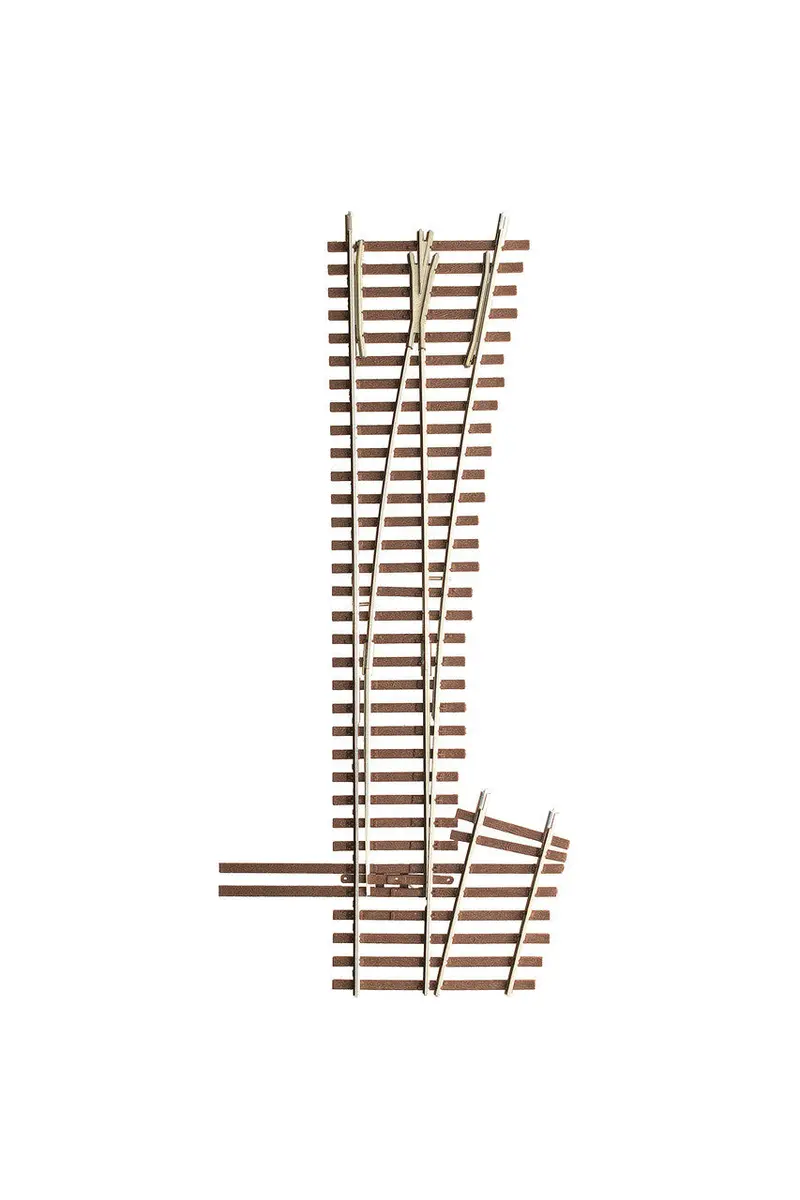 Micro Engineering - 14-717 - Turnout - Code 83 - #5D Intermediate Ladder - Right Hand (Ho Scale) 1