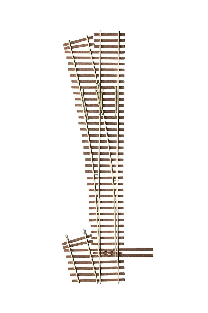 Micro Engineering - 14-718 - Turnout - Code 83 - #5E Last Ladder - Left Hand (Ho Scale) 1