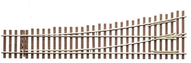Micro Engineering - 14-814 - Turnout - Code 70 - #5C Lead Ladder - Left Hand (Ho Scale) 1