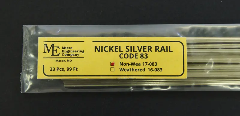 Micro Engineering - 17-083 - Non-Weathered Rail - Code 83 1