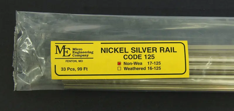 Micro Engineering - 17-125 - Non-Weathered Rail - Code 125 1