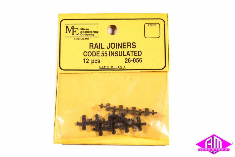 Micro Engineering - 26-056 - Rail Joiners - Insulated - Code 55 - 12Pc 1