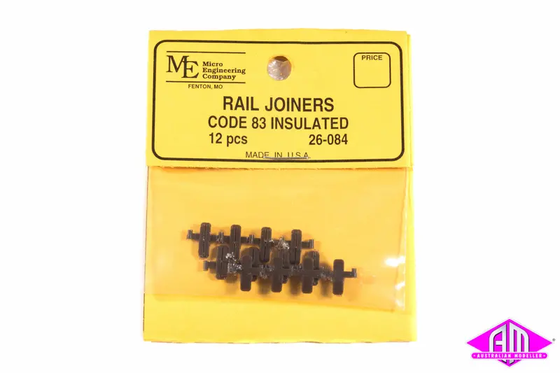 Micro Engineering - 26-084 - Rail Joiners - Insulated - Code 83 - 12Pc 1
