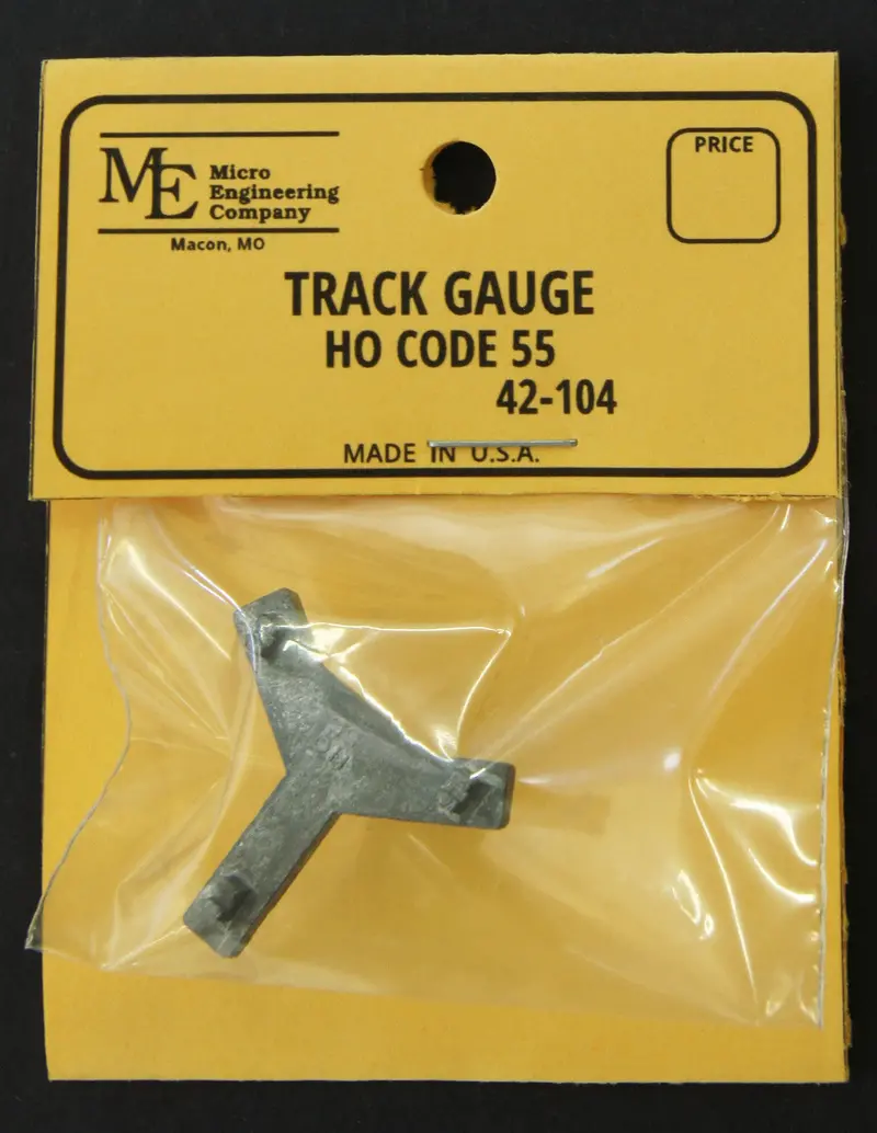 Micro Engineering - 42-104 - Track Gauge - Code 55 - Metal 3 Point (Ho Scale) 1