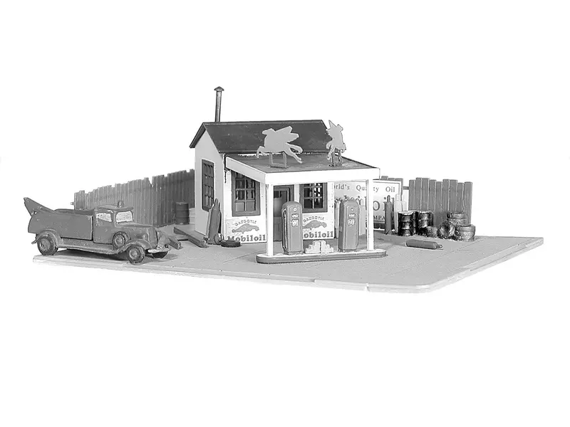 Micro Engineering - 65-139 - Gas Station (N Scale) 1