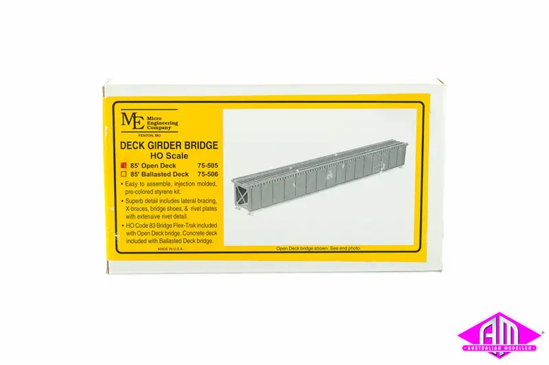 Micro Engineering - 75-505 - Deck Girder Bridge - 85' Open Deck - Code 83 (Ho Scale) 1