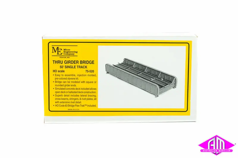 Micro Engineering - 75-520 - Thru Girder Bridge - 50' Single Track (Ho Scale) 1