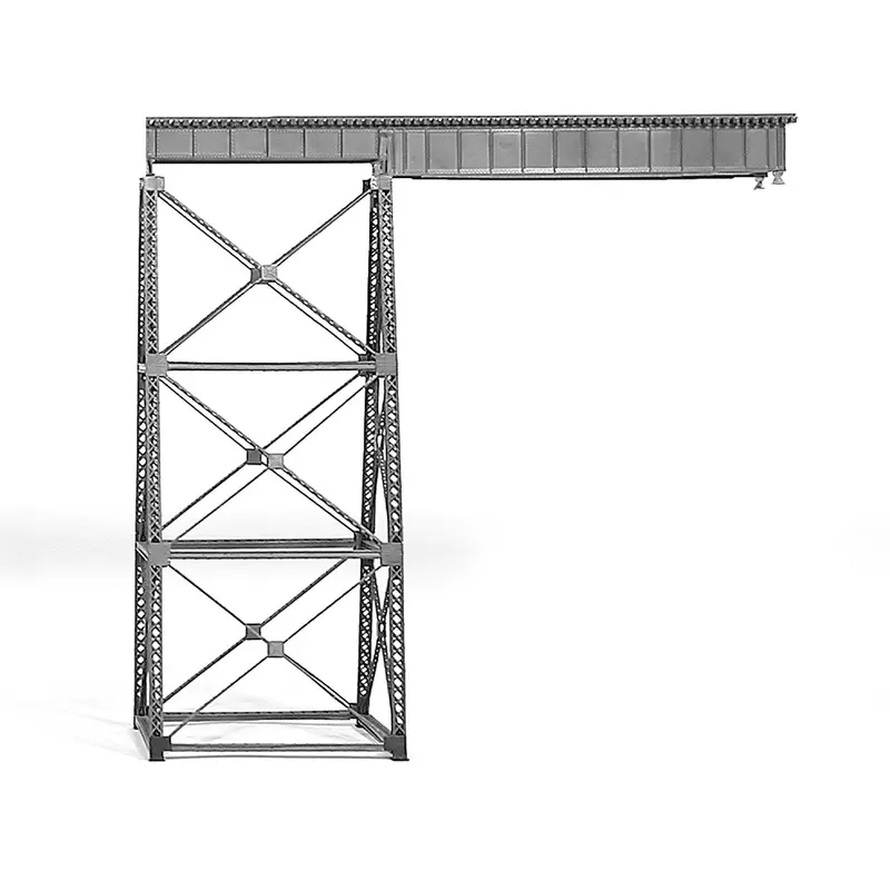 Micro Engineering - 75-524 - Tall Steel Viaduct - 80' Length Extension Kit (Ho Scale) 1