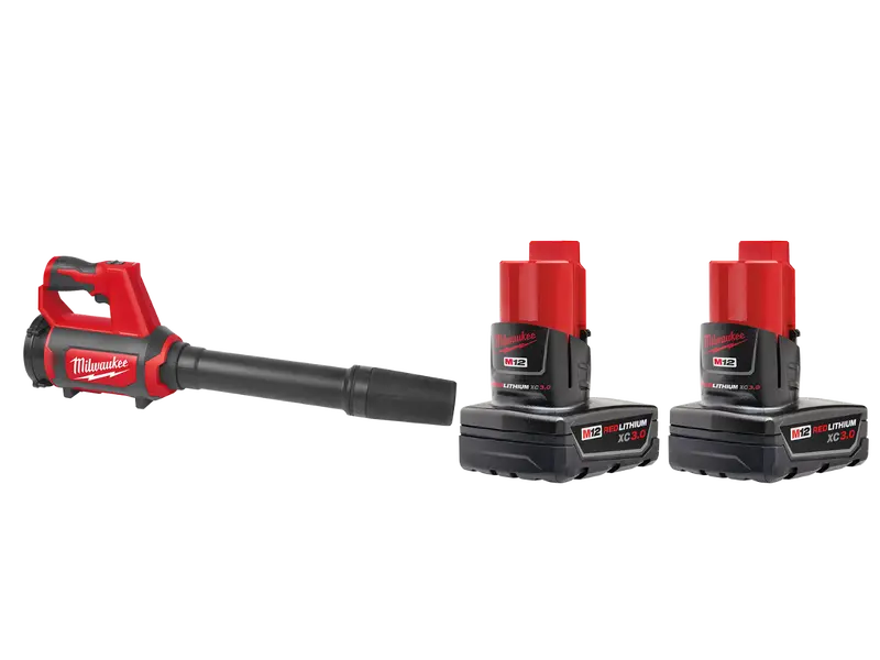 Milwaukee 0852-20X3 M12 12V Cordless Spot Blower W/ 2 - M12 3Ah Batteries 1