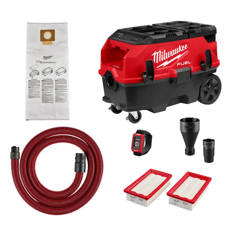 Milwaukee 0888-20 M18 Fuel 18V 9 Gallon Dual Battery Dust Extractor - Bare Tool 1