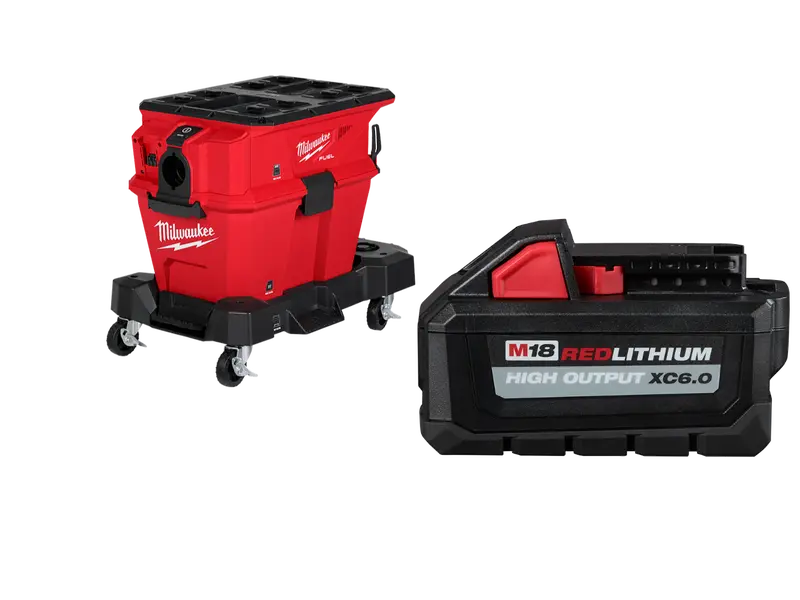 Milwaukee 0915-20X6 M18 Fuel Packout 6 Gal Wet/Dry Vac W/ Extra 6Ah Battery 1