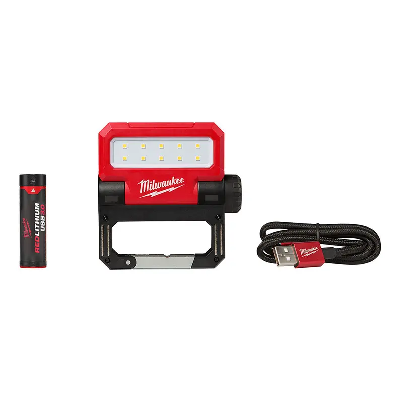 Milwaukee 2114-21 550-Lumen Usb Rechargeable Rover Pivoting Flood Light 1
