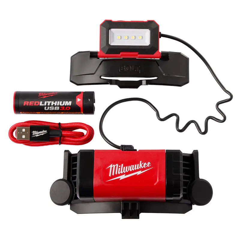 Milwaukee 2118-21 Bolt Redlithium Usb Cordless Headlamp 1