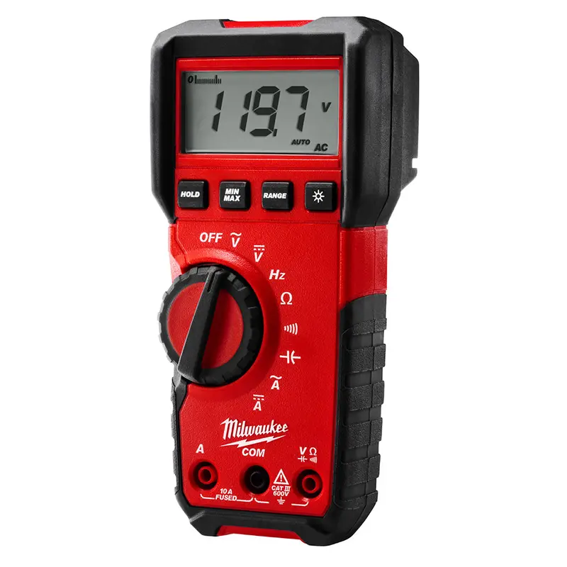 Milwaukee 2216-20 600V Professional Auto Voltage/Continuity Digital Multimeter 1