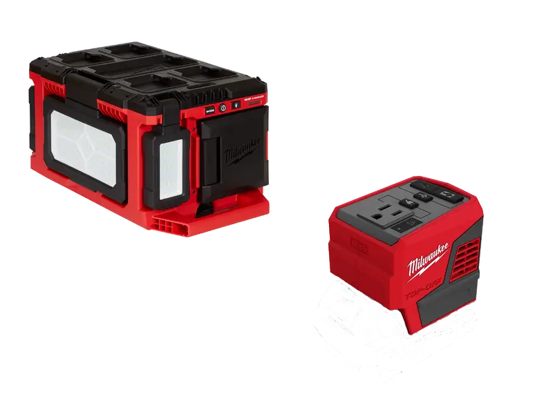 Milwaukee 2357-20To M18 18V Packout Light/Charger W/ M18 Top Off Power Supply 1
